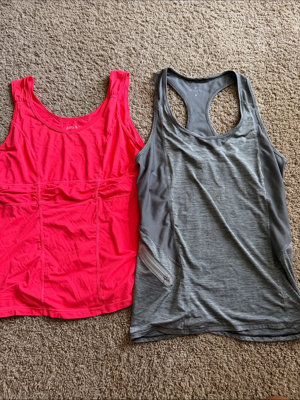 Zella/Athleta size medium tank tops